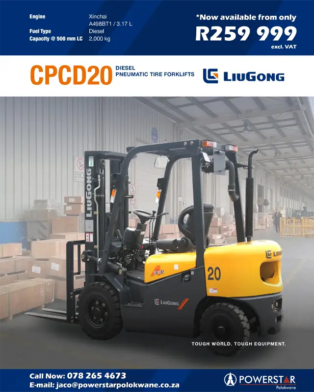 CPCD20 Forklifts for sale polokwane